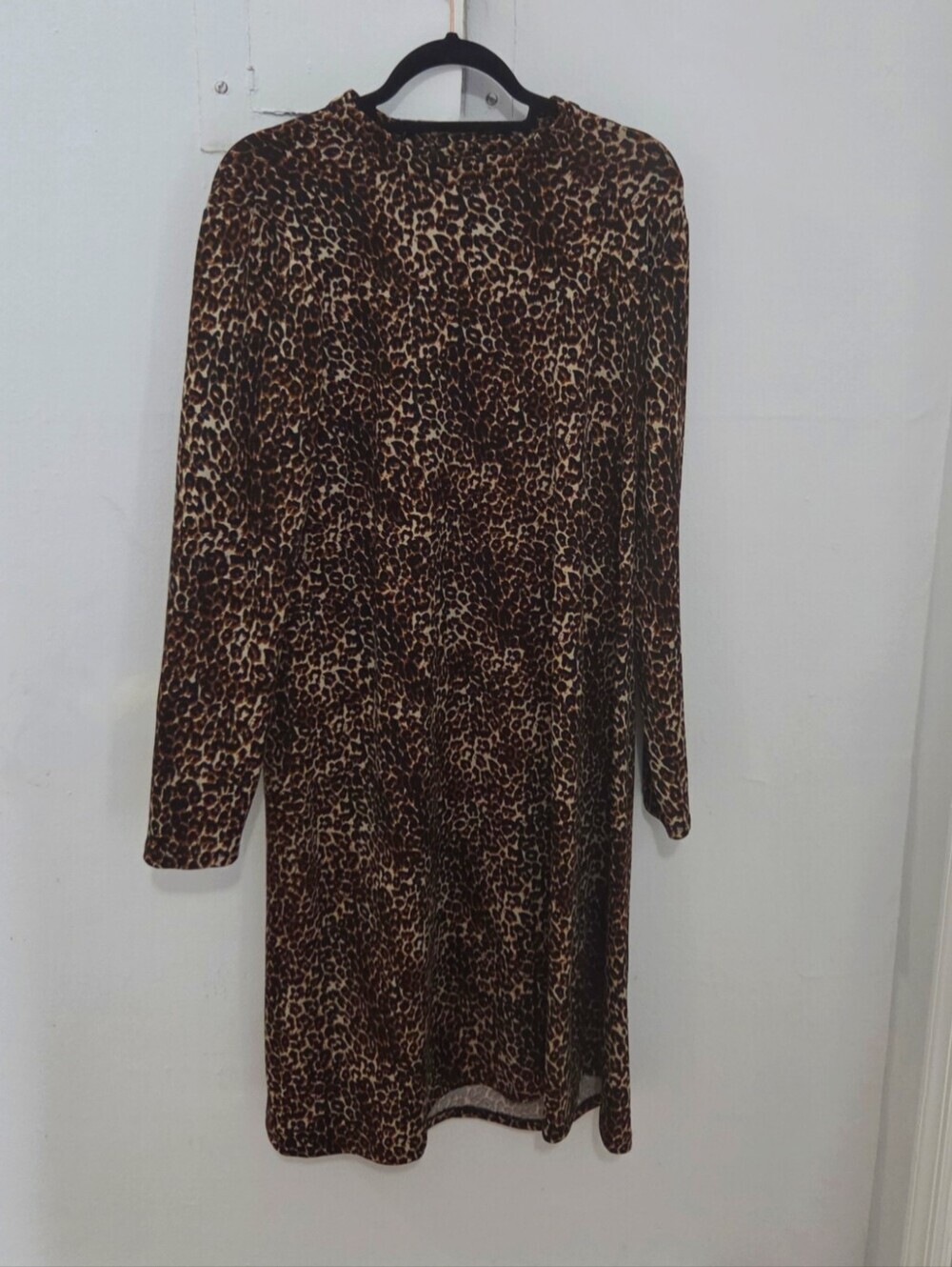 Nine West Mock Neck Trapeze Dress